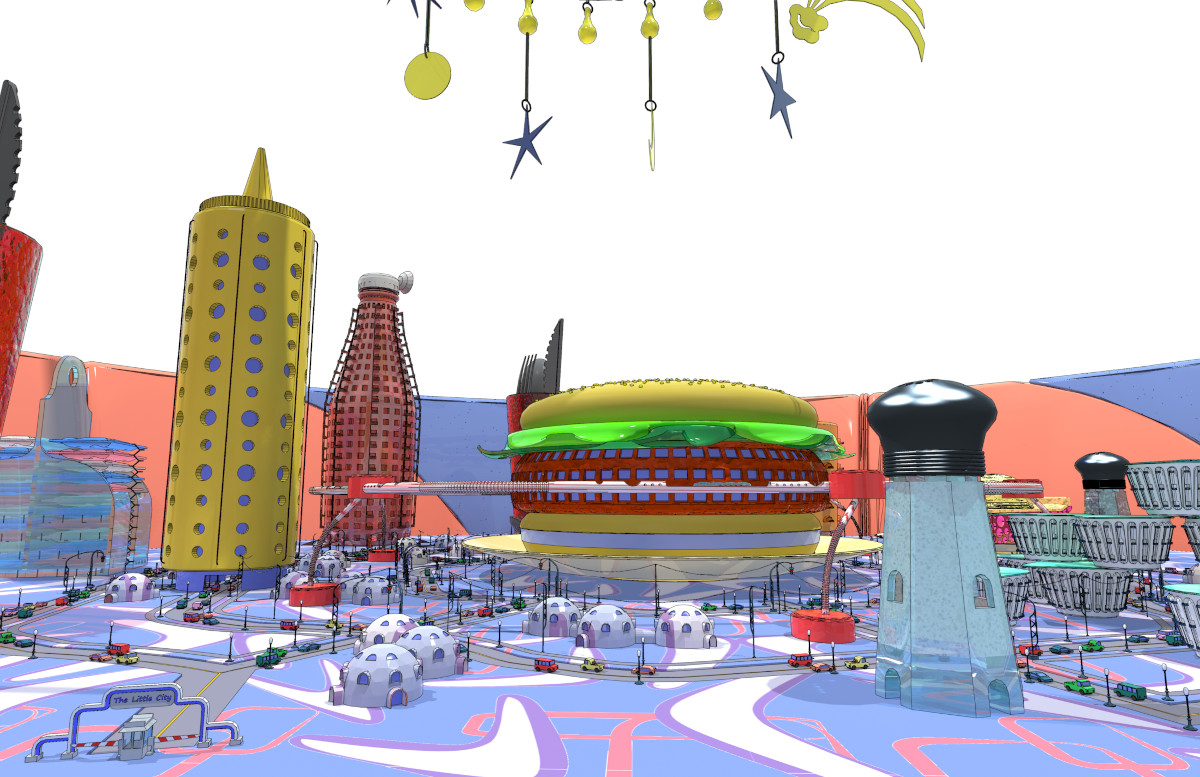 Little City at the diner